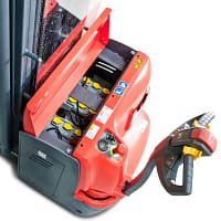 0165SCHORR SCHORR Elektro Hochhubwagen 1500KG Freihub (4,5m - 5,6m Hubhöhe)