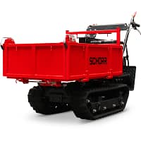 1.2 SCHORR Minidumper RR500DHKB2 PRO 500kg Kiste mit Kipphydraulik und Mitfahrplattform 9,2 PS Motor Raupendumper