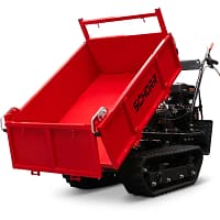 1.4 SCHORR Minidumper RR500DHKB2 PRO 500kg Kiste mit Kipphydraulik und Mitfahrplattform 9,2 PS Motor Raupendumper