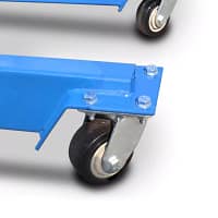 208668_222411_ML400_Montagelift_Detail-kleine-Rolle-Fahrgestell Montagelift ML400/3, max. Belastung 400 kg, 3.500 mm Fahrgestellhöhe, SolidHub