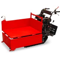 3.0 SCHORR Minidumper RR500DHKB2 PRO 500kg Kiste mit Kipphydraulik und Mitfahrplattform 9,2 PS Motor Raupendumper