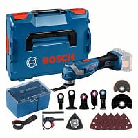 Bosch-Professional-GOP-18V-34-06018G2002-Akku-Multifunktionswerkzeug-ohne-Akku-ohne-Ladegeraet-mit-Zubehoer-inkl.-Koffer Bosch Professional GOP 18V-34 Akku-Multifunktionswerkzeug ohne Akku, ohne Ladegerät, mit Zubehör, inkl. Koffer