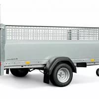 s-l960 Kippanhänger Stema MUT1300 – Gitteraufsatz, für Auto- und Motorradtransport, 100 km/h