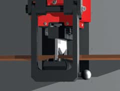 HG200 Schneiden HG205_2560x2560 ERKO HG200 Stromschienen-Biege- und Schneidgerät