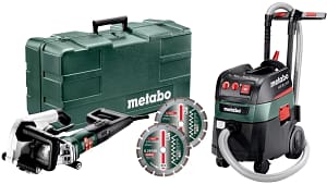 Metabo-MFE-40-ASR-35L-ACP-Set-691058000-Mauernutfraese-1900W Metabo MFE 40 + ASR 35L ACP Set Mauernutfräse 1900W