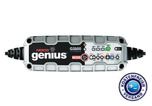 g3500-versandfrei-jpg Noco Genius G3500 EU Batterie-Ladegerät 6V/ 12V 3,5A für Blei- und Lithium-Akkus bis 120Ah mit Krokodilklemmen und Kabelschuhen