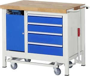 05_8185A2-107B4F.11-V6_1920x1920 RAU Werkbank rot - Breite 100 cm - Tiefe 70 cm - Höhe 88 cm - Buche-Massiv Arbeitsplatte 40 mm