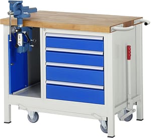 05_8185A2-107B4F.11_1920x1920 RAU Werkbank rot - Breite 100 cm - Tiefe 70 cm - Höhe 88 cm - Buche-Massiv Arbeitsplatte 40 mm