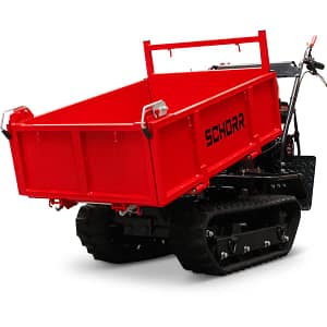1.3 SCHORR Minidumper RR500DHKB2 PRO 500kg Kiste mit Kipphydraulik und Mitfahrplattform 9,2 PS Motor Raupendumper