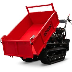 1.4 SCHORR Minidumper RR500DHKB2 PRO 500kg Kiste mit Kipphydraulik und Mitfahrplattform 9,2 PS Motor Raupendumper