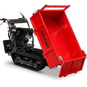 1.9 SCHORR Minidumper RR500DHKB2 PRO 500kg Kiste mit Kipphydraulik und Mitfahrplattform 9,2 PS Motor Raupendumper