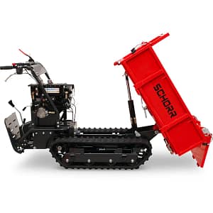 2.4 SCHORR Minidumper RR500DHKB2 PRO 500kg Kiste mit Kipphydraulik und Mitfahrplattform 9,2 PS Motor Raupendumper
