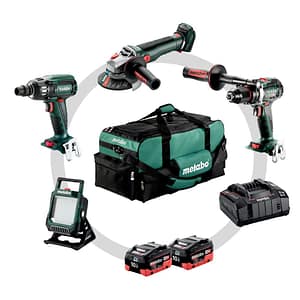 Toolineo_metabo_Produktbilder_8520900s_51_big1000x1000 metabo - Akku Combo Set 4.3.2 18 V (685209000), BS 18 LTX BL I + SSW 18 LTX 400 BL + WB 18 LT BL 11-125 Q + BSA 18 LED 4000, Karton